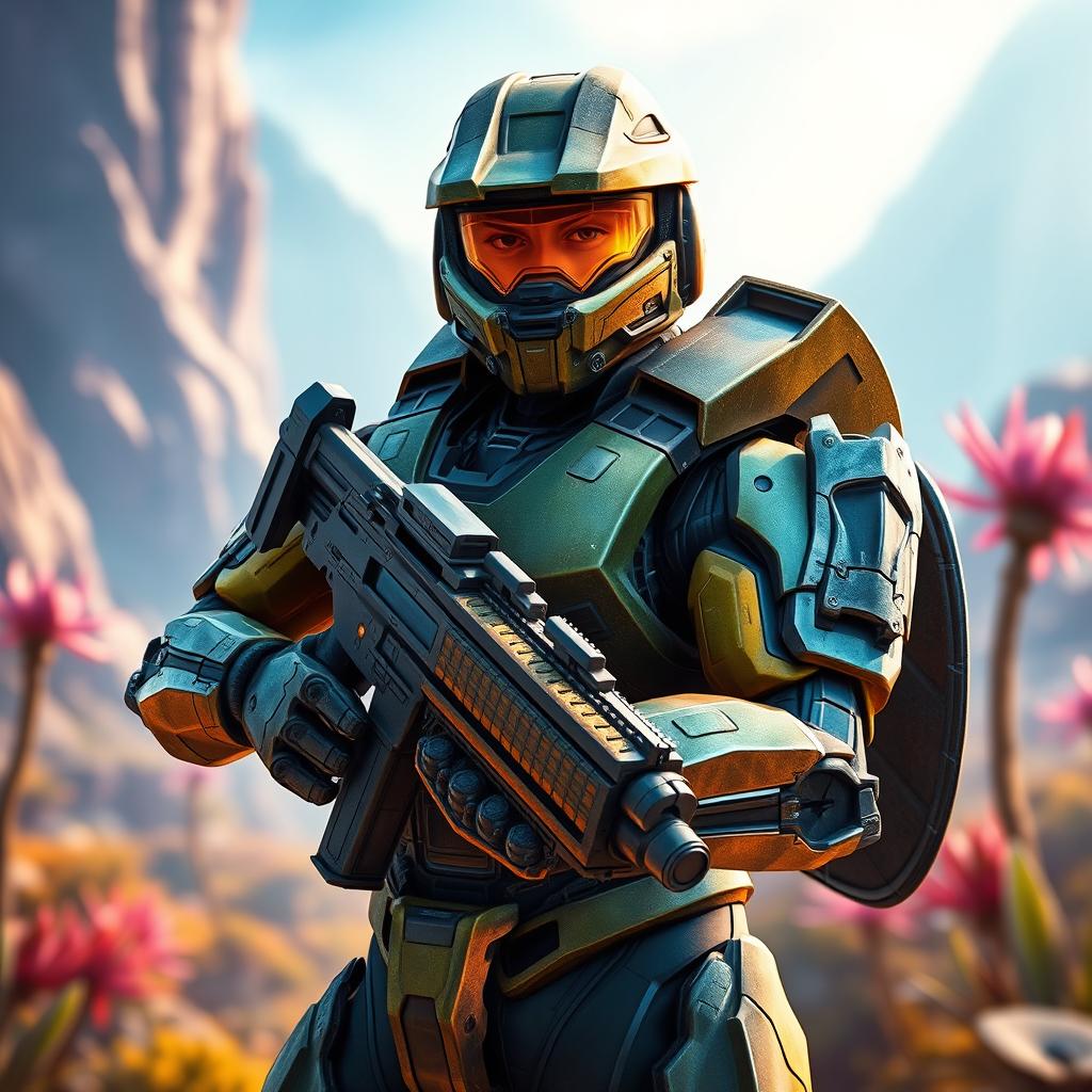 Unleash the Future: HALO Combat Soldier