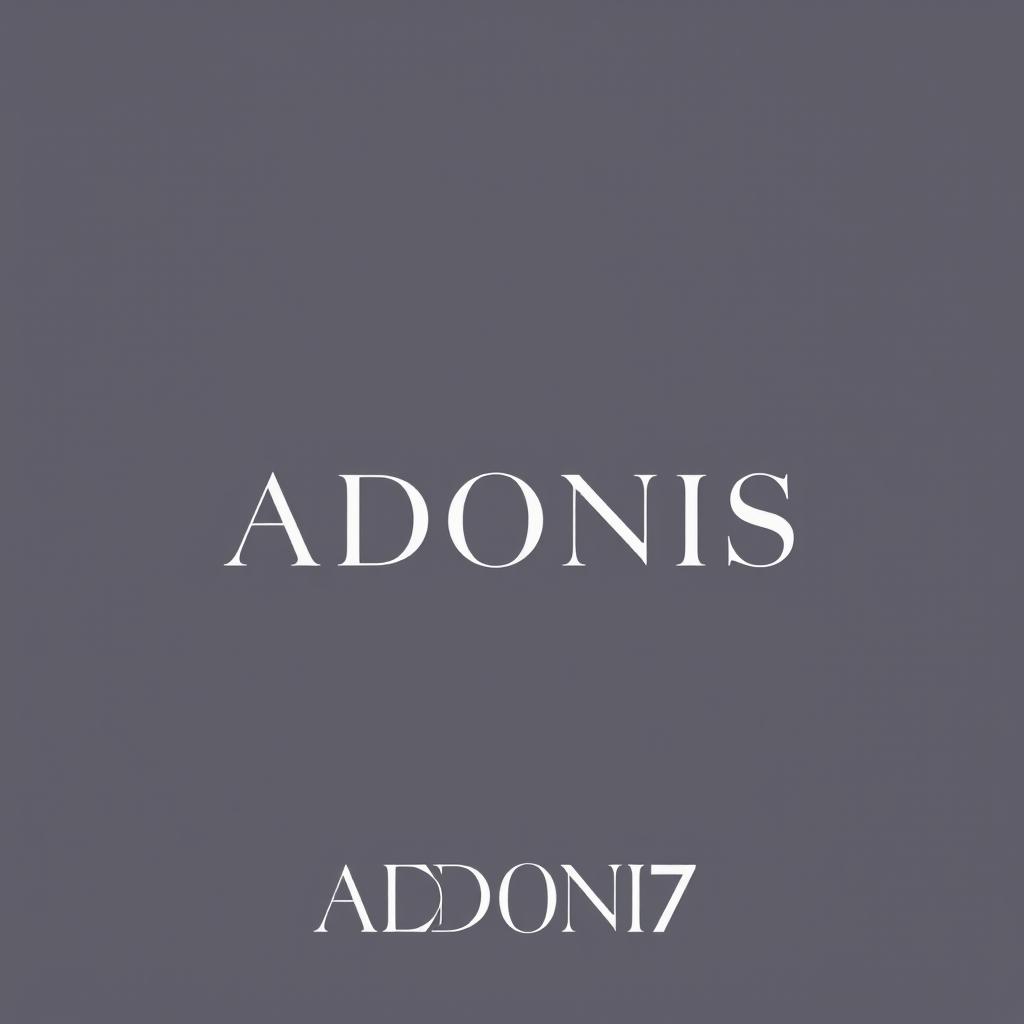 ADONIS Logo: Where Elegance Meets Strength
