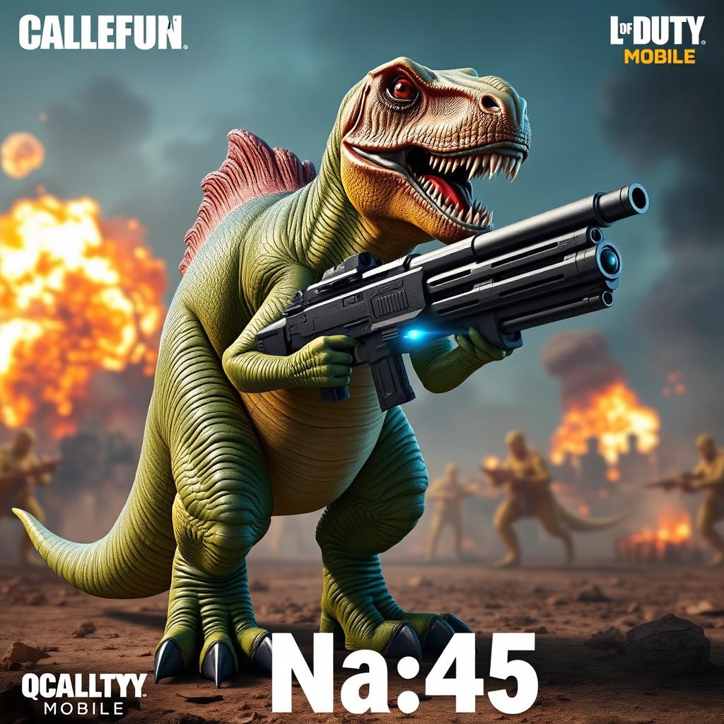 Meet Na_45: The Ultimate Combat Dinosaur