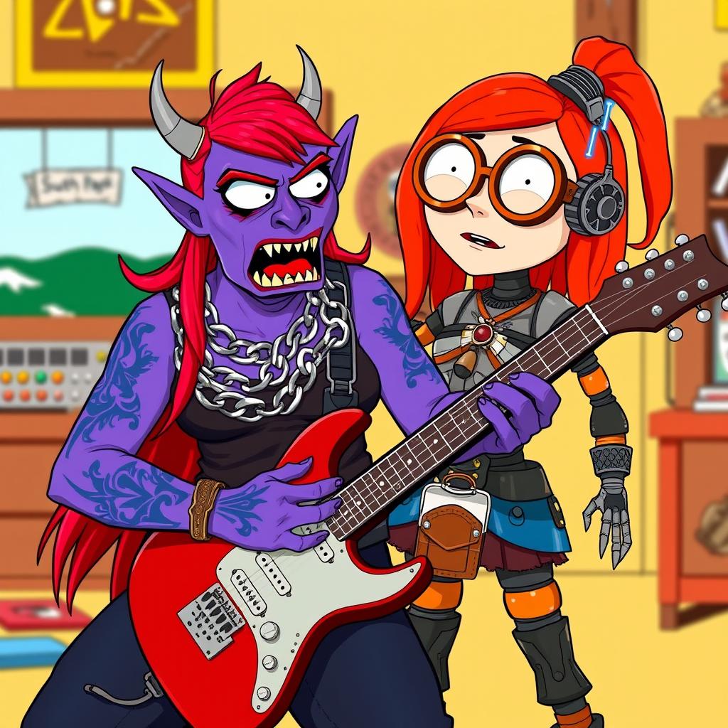Purple Orc Bard: Rockin in South Park Style!
