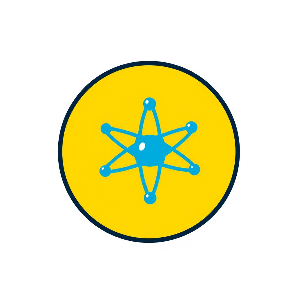 Vibrant Atom Logo Design
