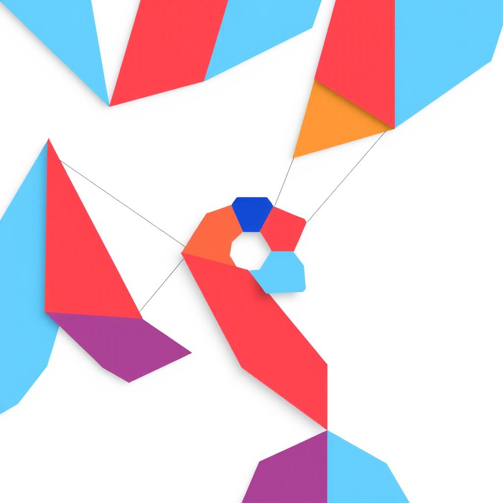 Dynamic Minimalism: Colorful Geometric Shapes