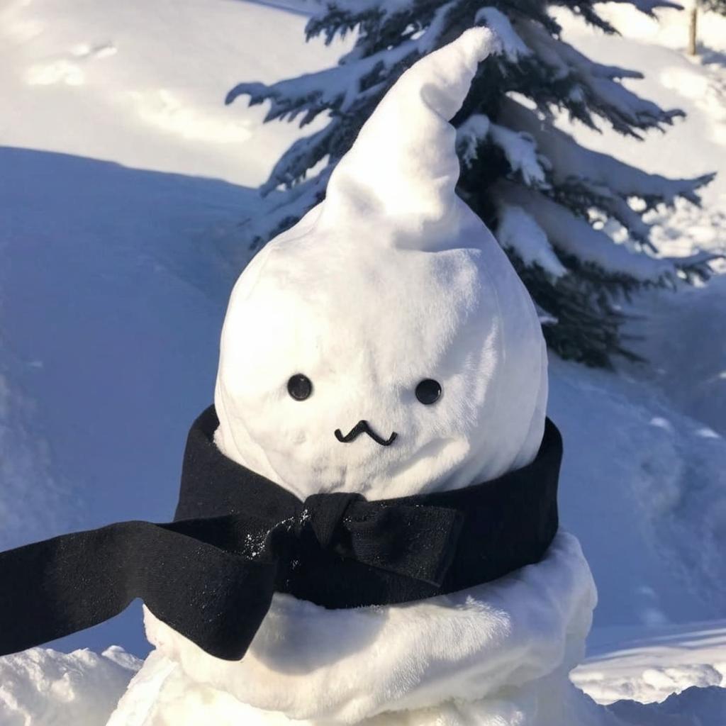 Cheerful Snowman in a Winter Wonderland