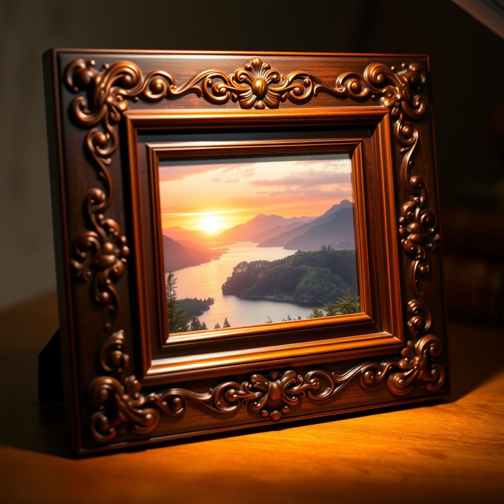 Intricate Elegance: Classic Photo Frame