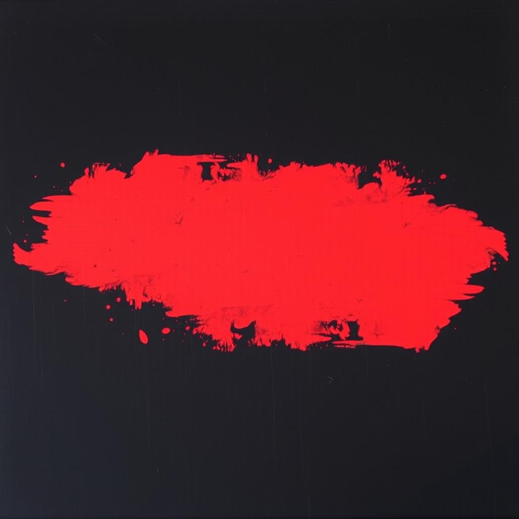 Bold Expressions: Captivating Red Splash Art