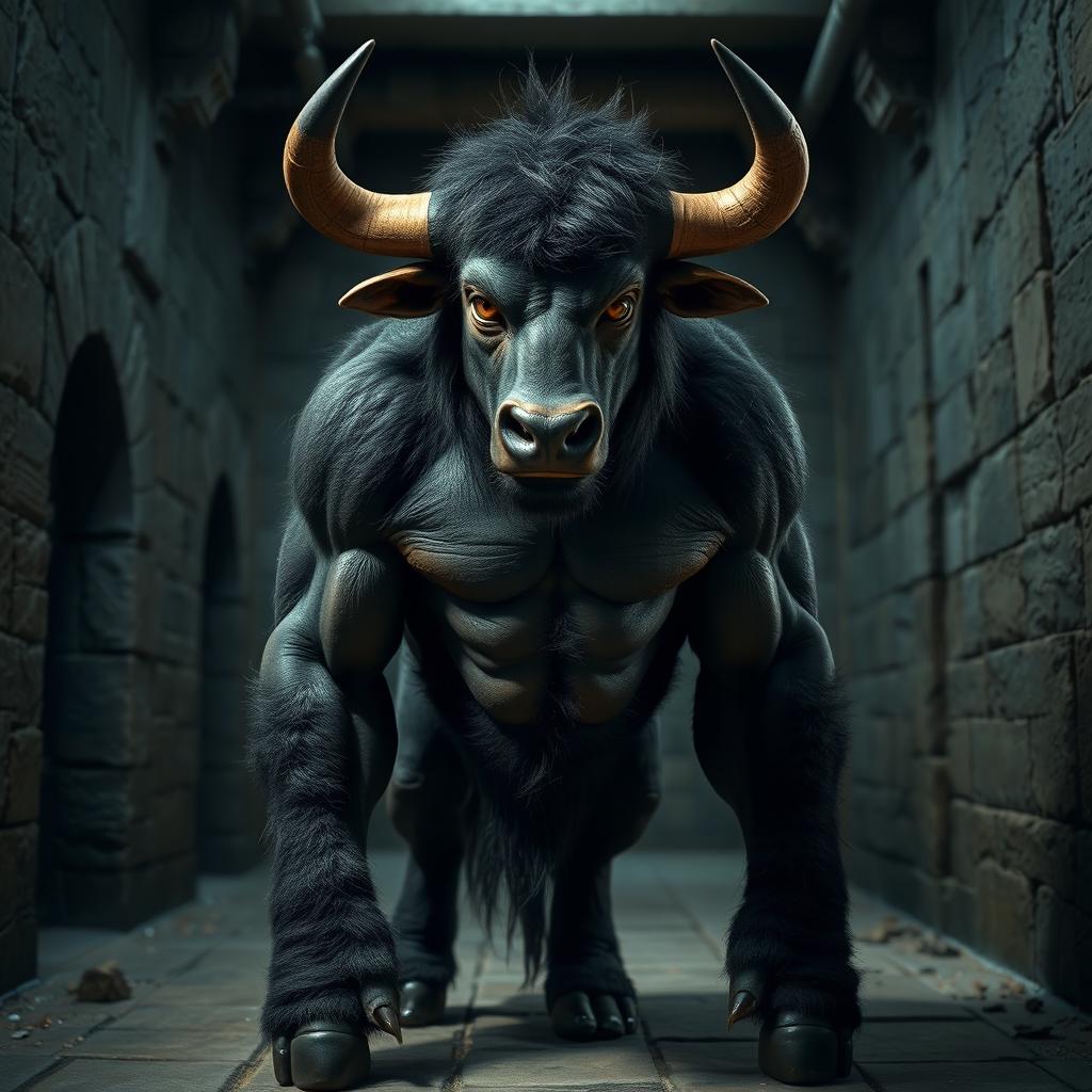 Unleash the Minotaur: A Muscular Legend