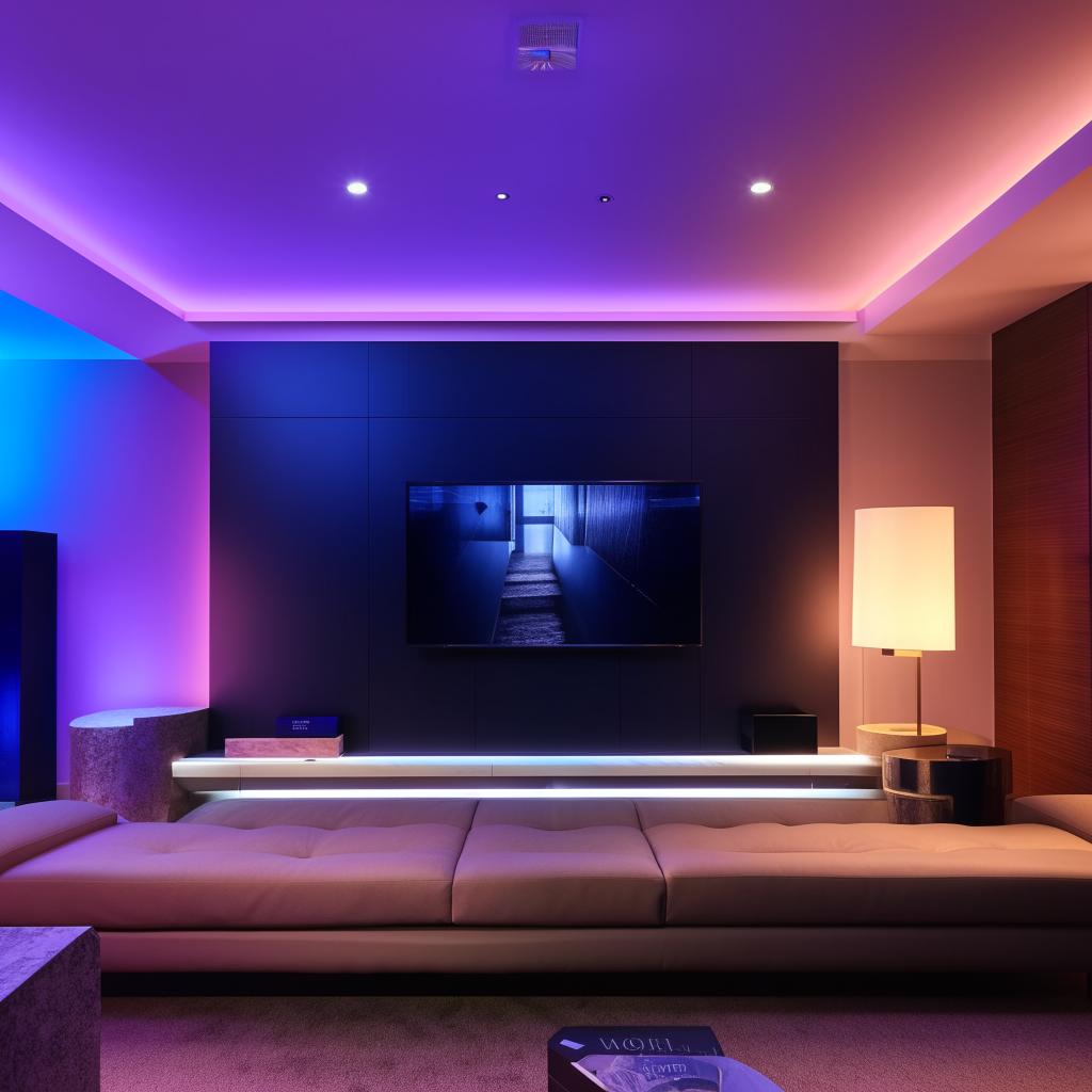 Step into Modern Luxury: Chic TV Lounge