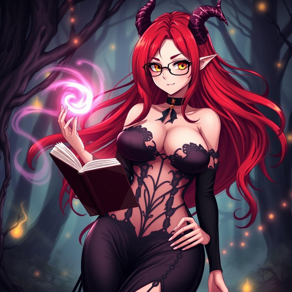 Captivating Anime Witch: Embrace the Dark Allure