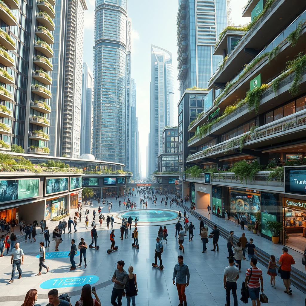 Enghelab Square: A Futuristic Vision 100 Years Ahead
