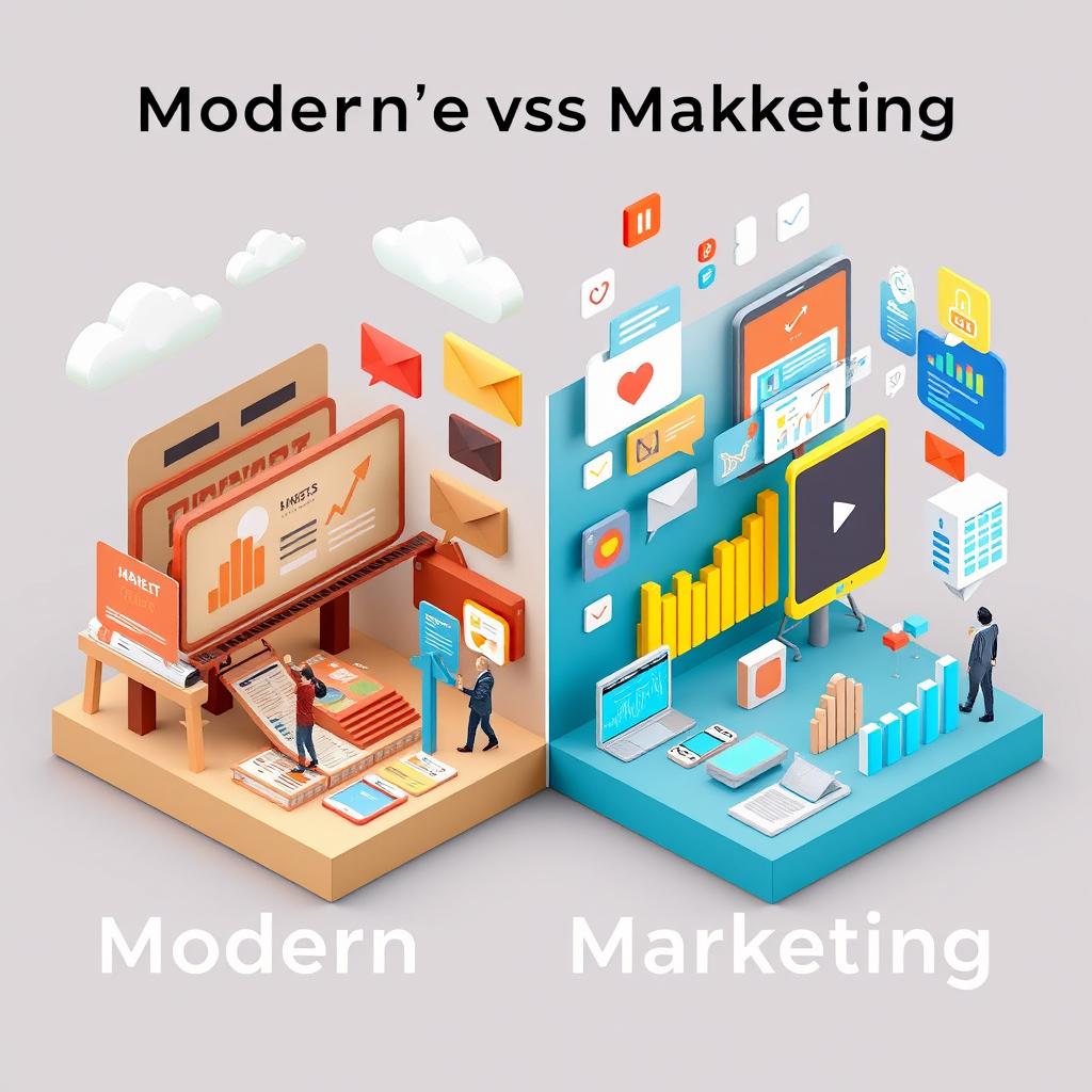 Unveiling the Shift: Modern vs. Classic Marketing