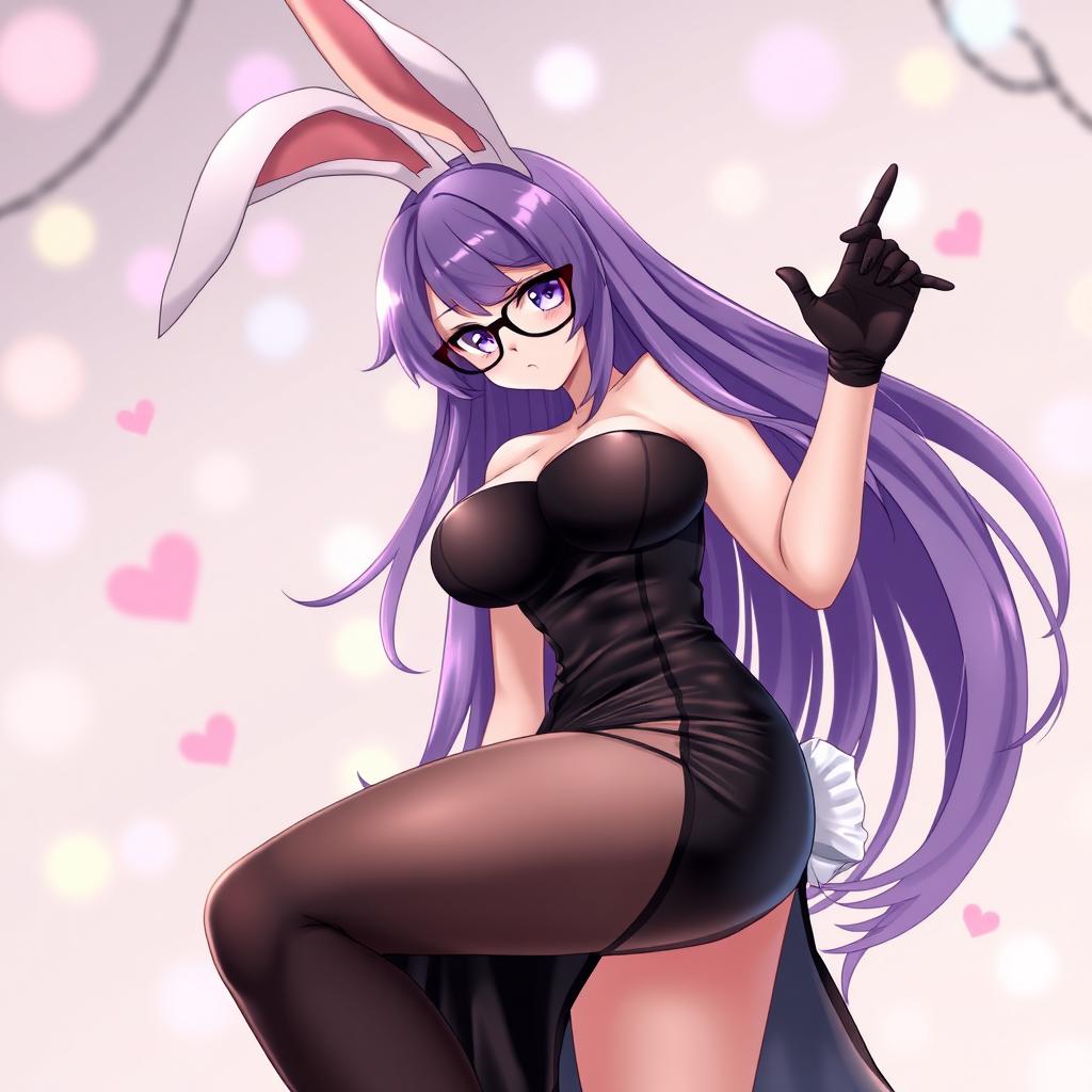 Enchanting Anime Bunny Girl: Playful Elegance