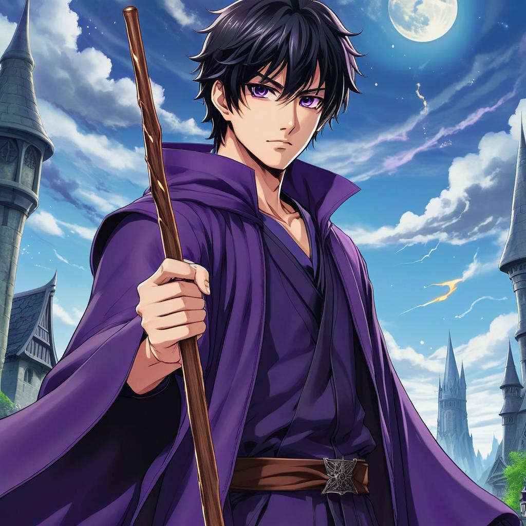 Unleash Your Imagination: Mystical Anime Warlock