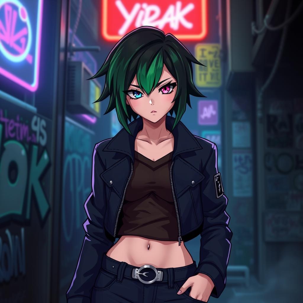 Emo Rogue: A Captivating Character with Heterochromia