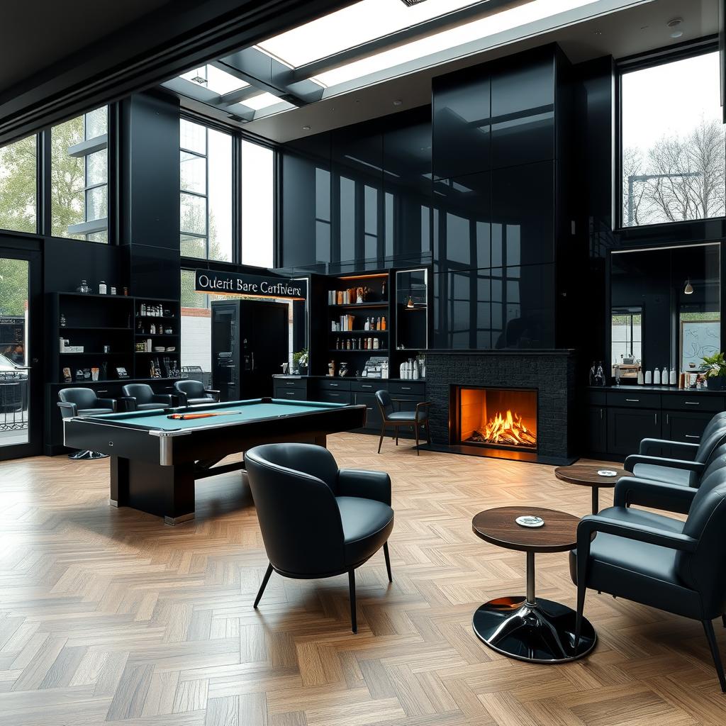 Sleek & Stylish: Modern Mens Barbershop