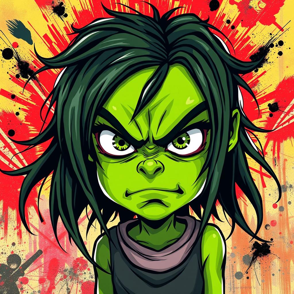 Unleash Your Inner Meme: Angry Green Girl