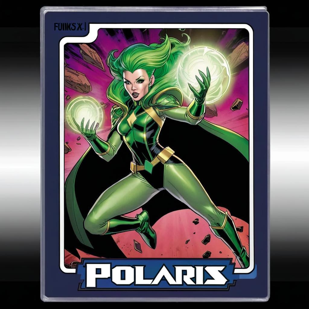 Epic Card Game Showdown with a Green Superhero