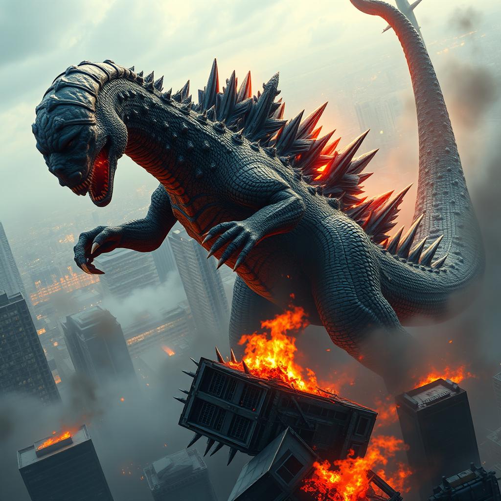 Epic Hybrid Godzilla: The Scorpion Beast Unleashed