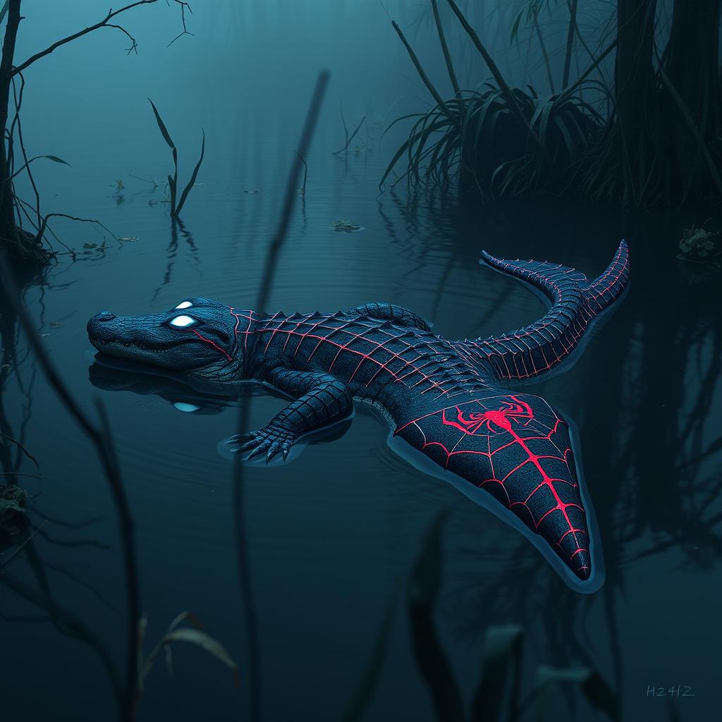 Meet the Colorful Hybrid Crocodile!