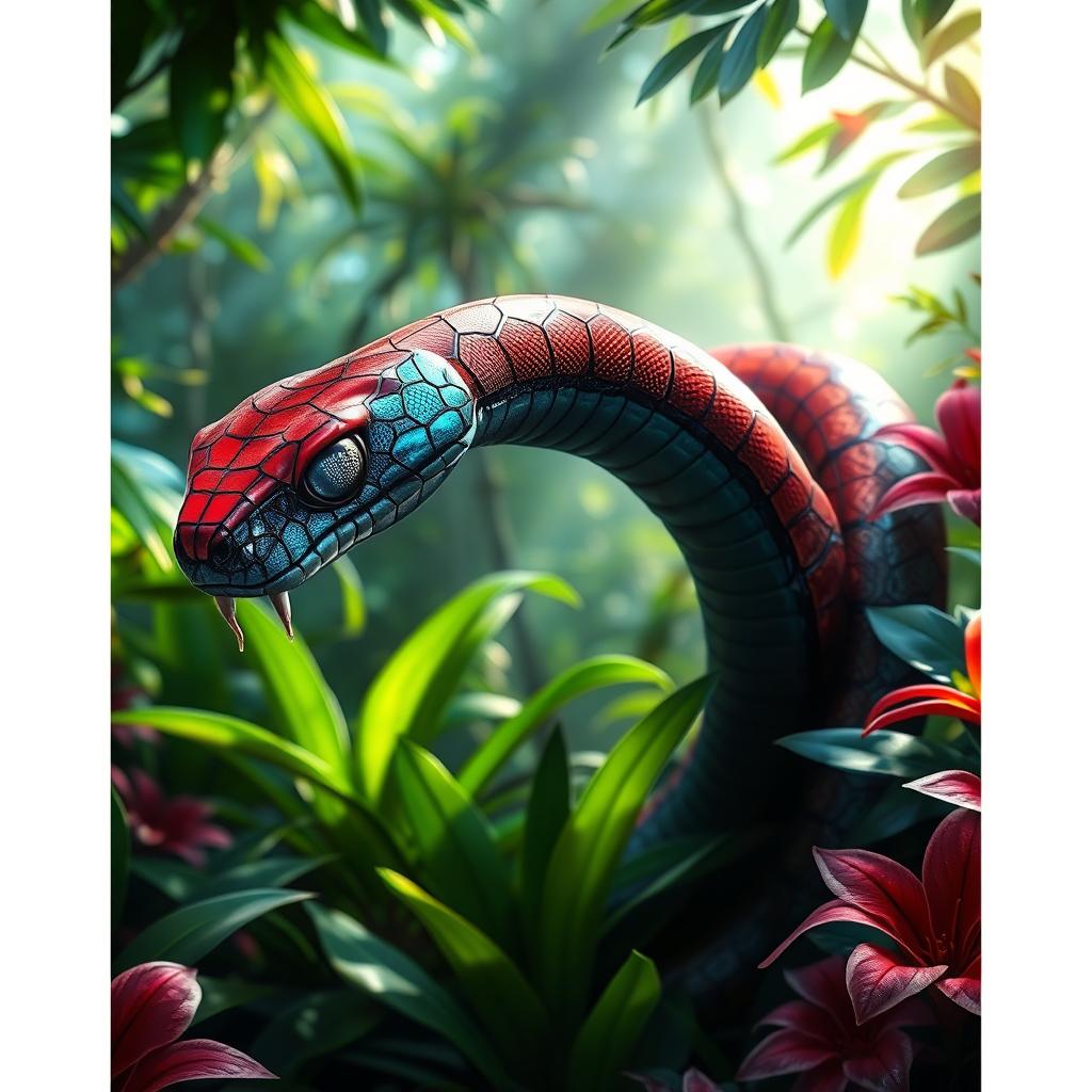 Webbed Wonder: The Spider-Snake Hybrid