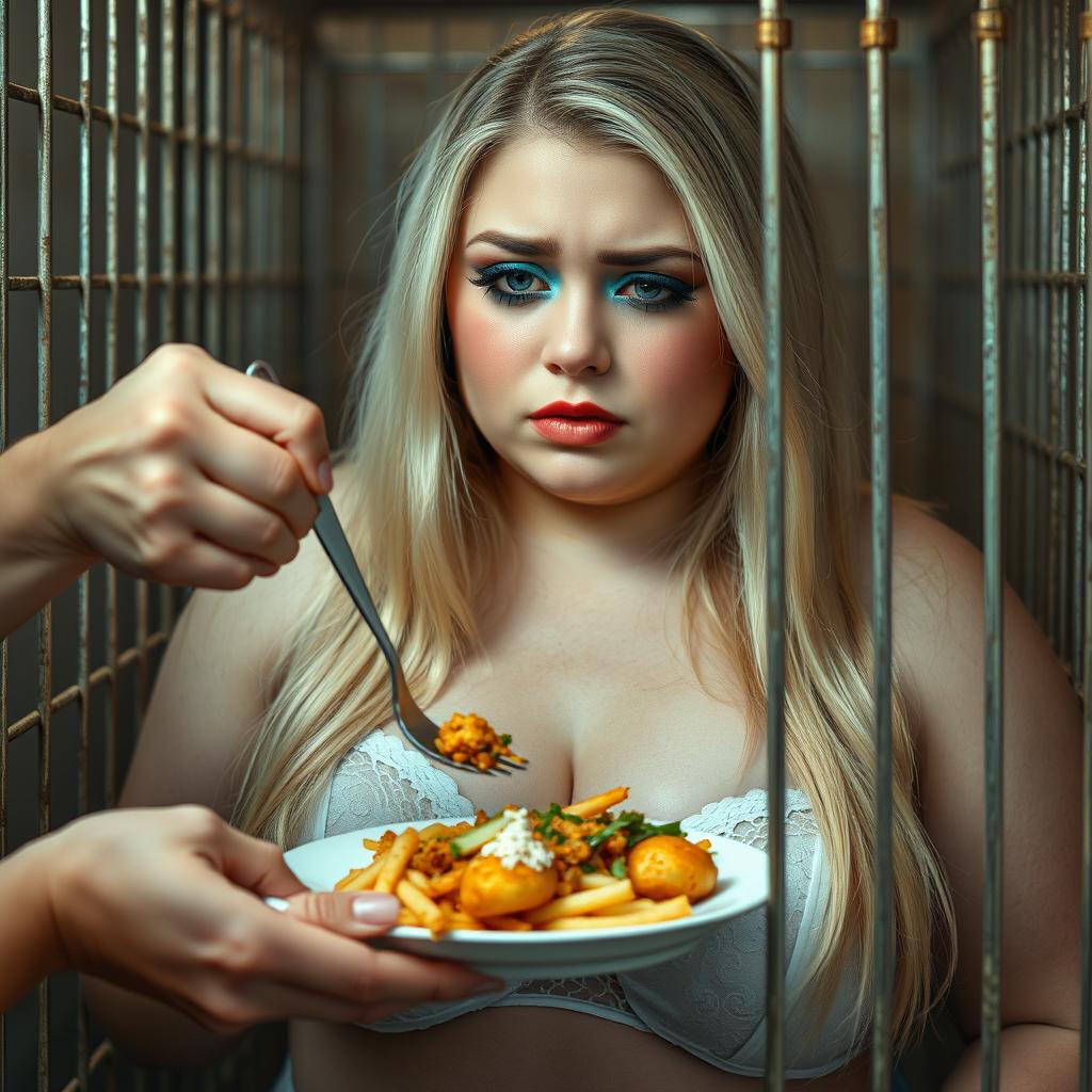 Celebrate Individuality: Gorgeous Chubby Blonde Beauty