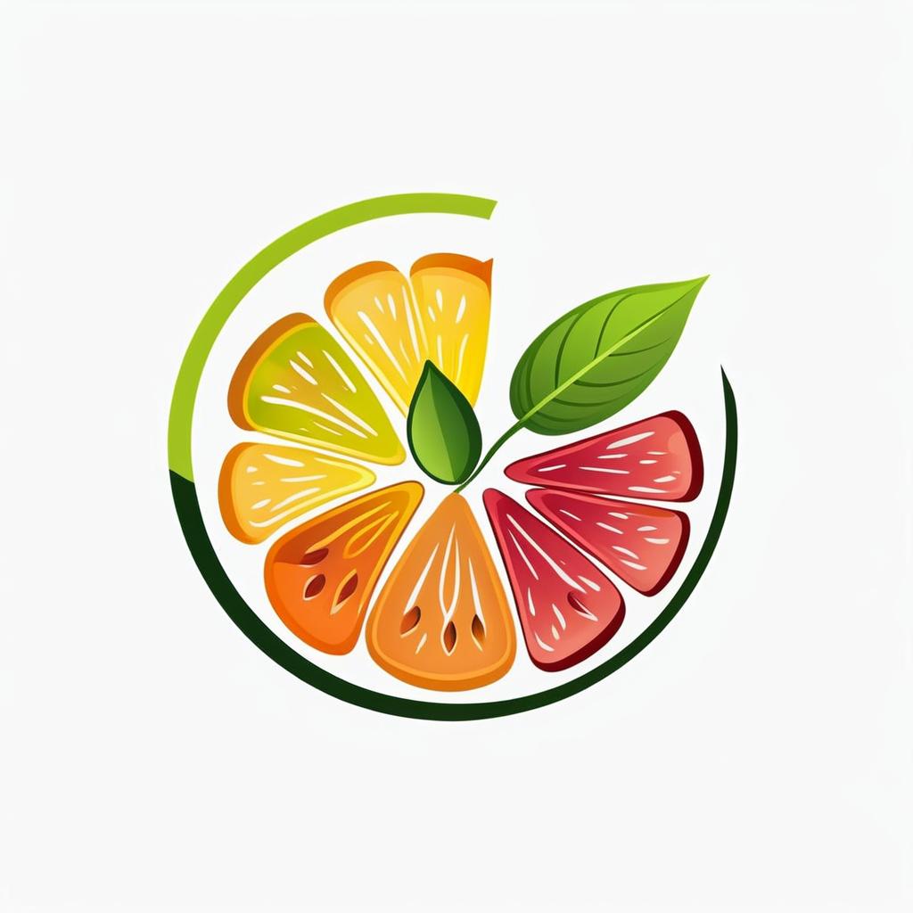 Vibrant Citrus Logo Design