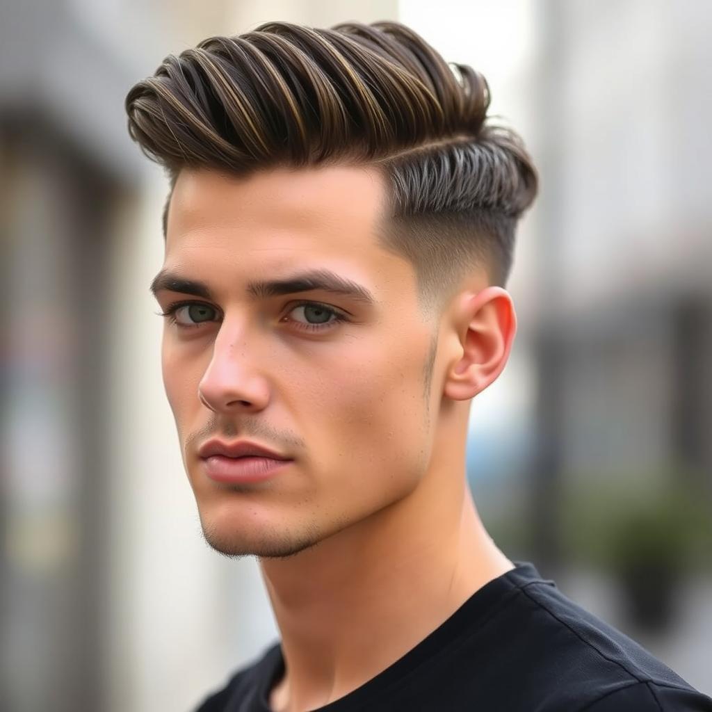 Elevate Your Style: Modern Male Hairstyle
