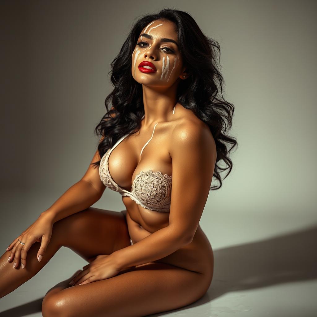 Sultry Elegance: Latina Beauty in Lingerie