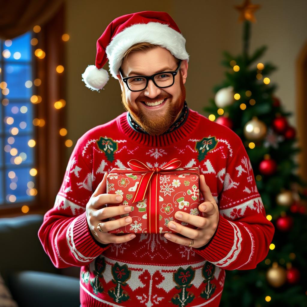 Festive Crowley from Supernatural