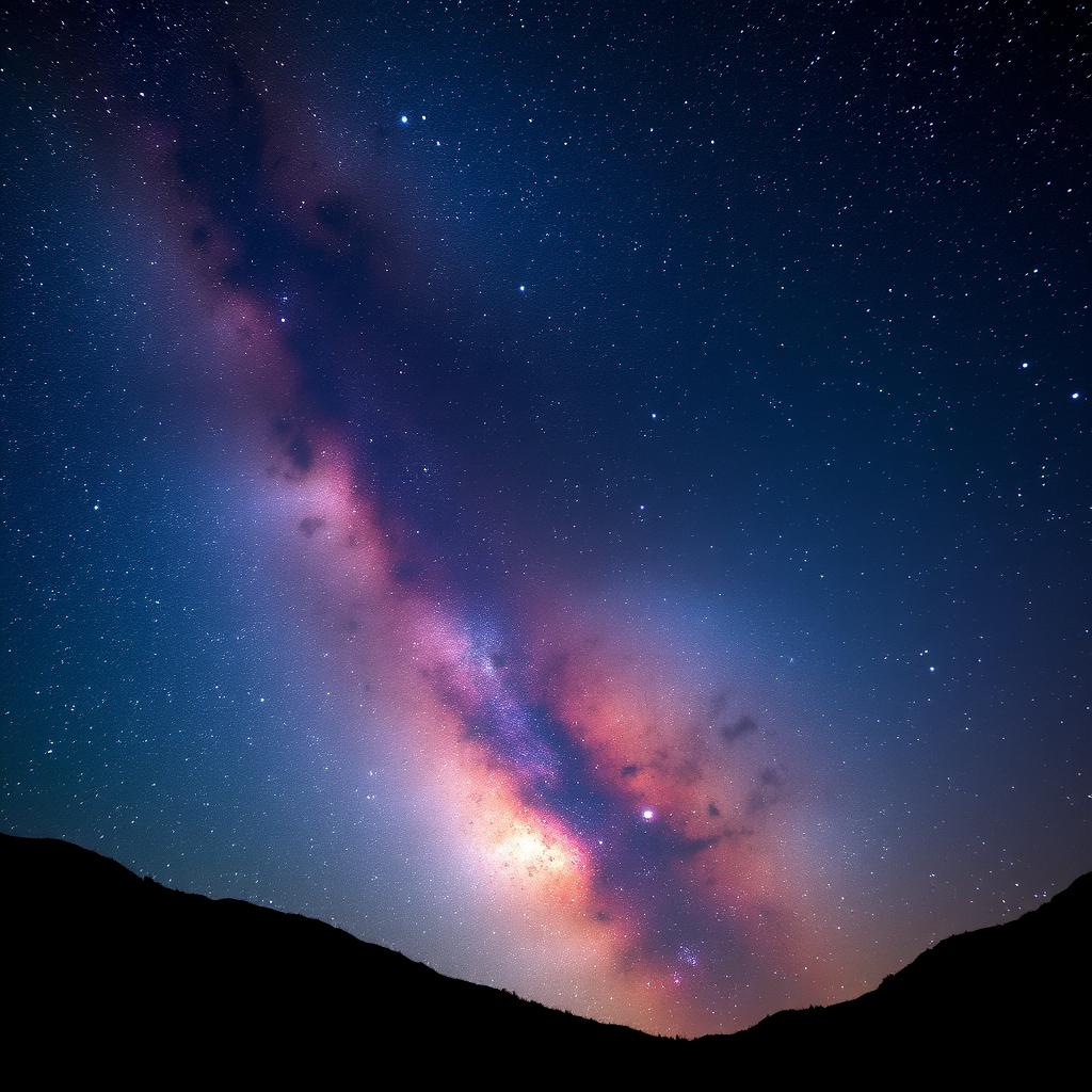 Explore the Vibrant Galaxy: A Night Sky Wonder