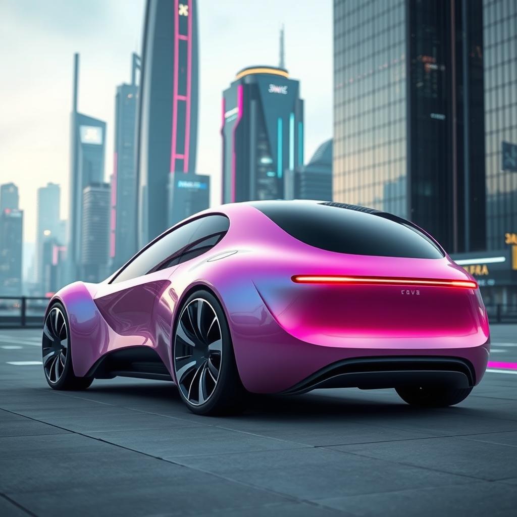 Unleash Tomorrow: The Futuristic Curvy Car