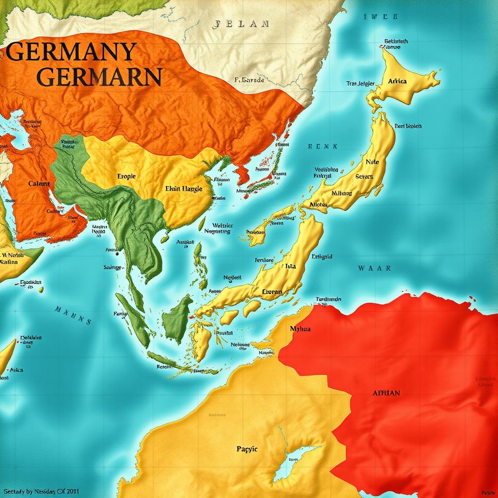 Alternate History: Axis Powers Victory Map