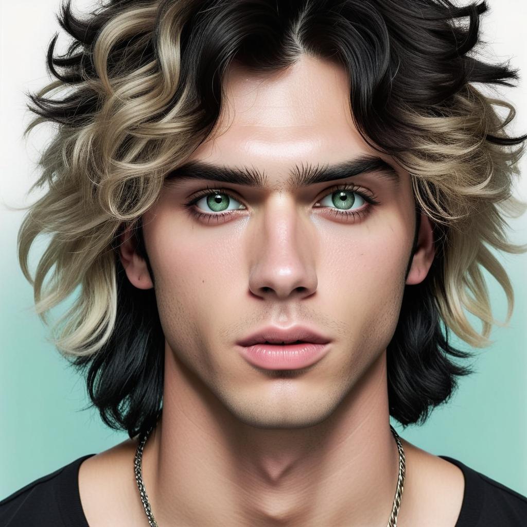 Unleash Your Style: Vibrant Green Hairstyle for Men