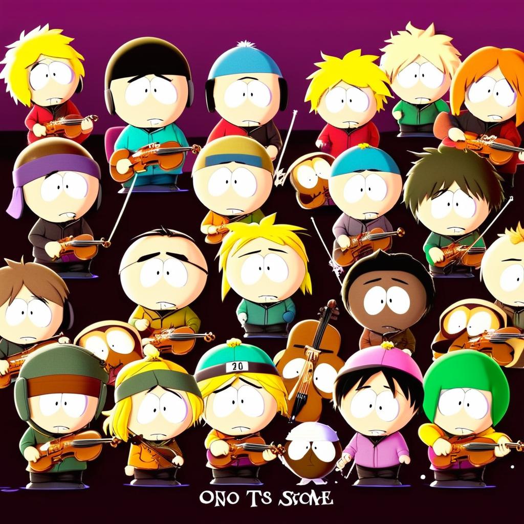 Join the Fun: Lively Cartoon Band Performance!