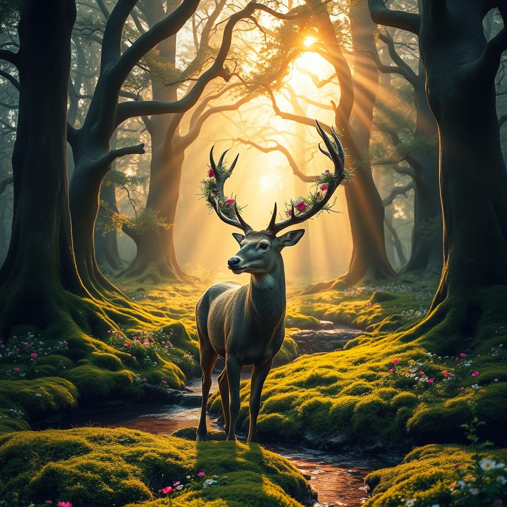 Discover the Enchantment of a Mystical Forest at Dawn