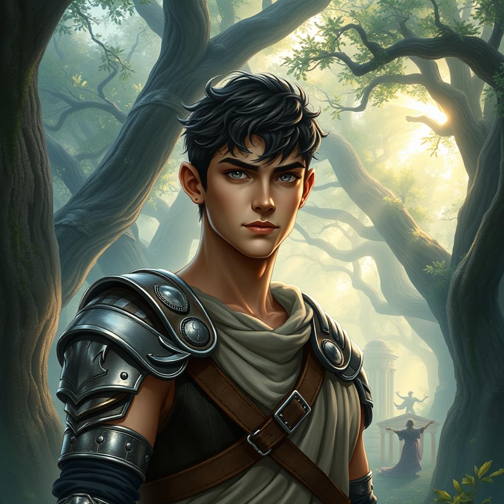 Epic Fantasy Book Cover: Son of Athena
