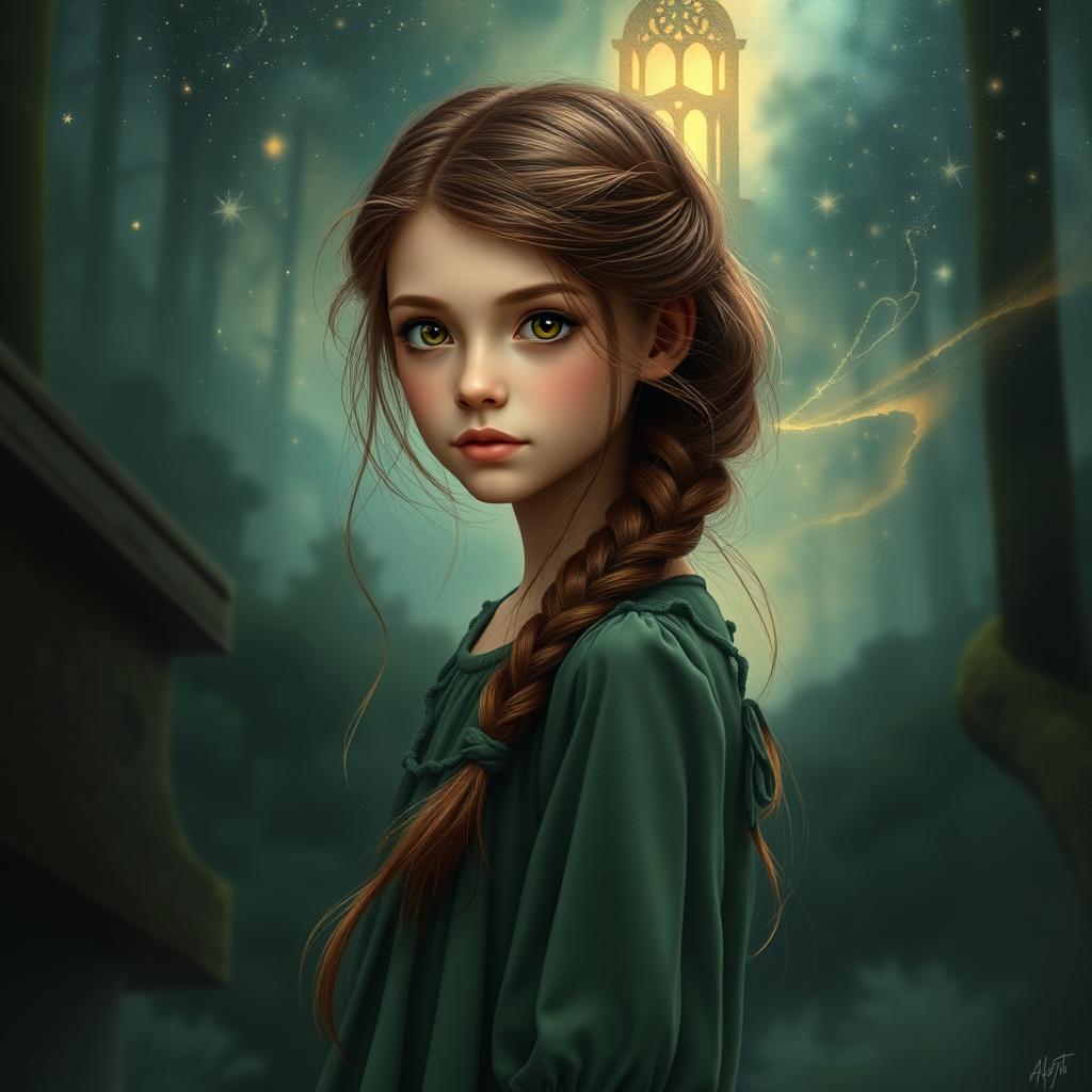 Embrace Your Uniqueness: Explore Imagery of a Petite Girl with a Braid