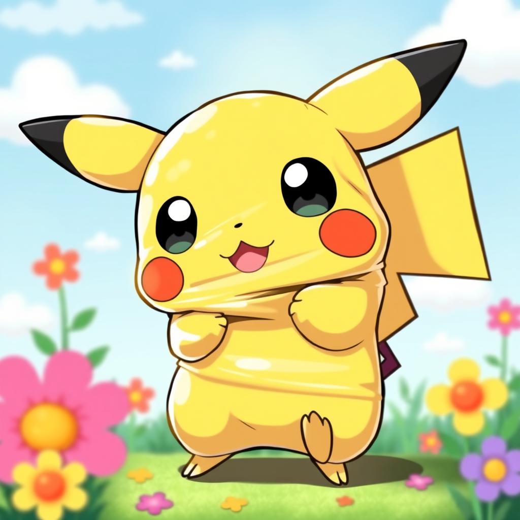 Adorable Pikachu-Inspired Character
