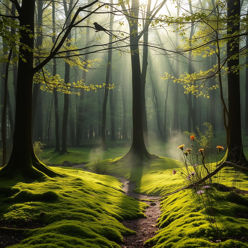 Awaken in Nature: Dawn in the Forest
