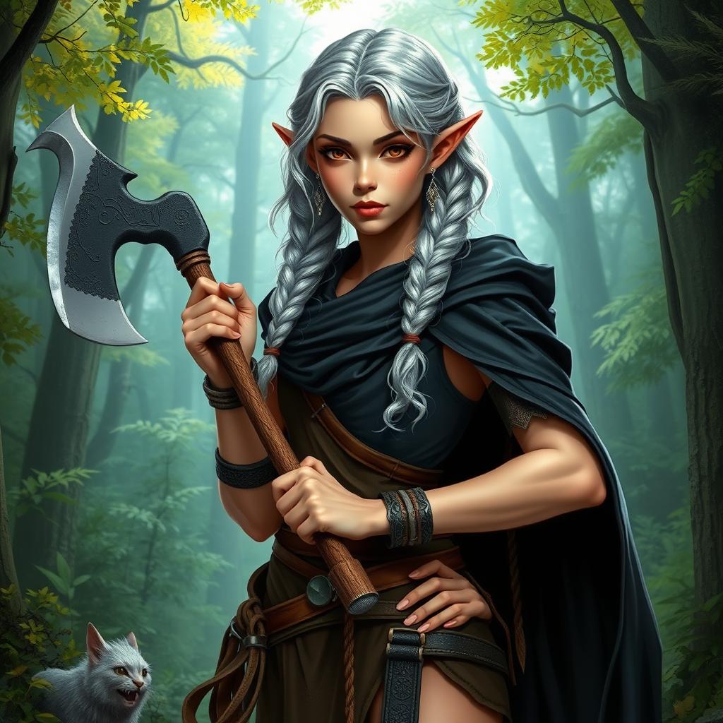 Meet the Fierce Female Elf Barbarian