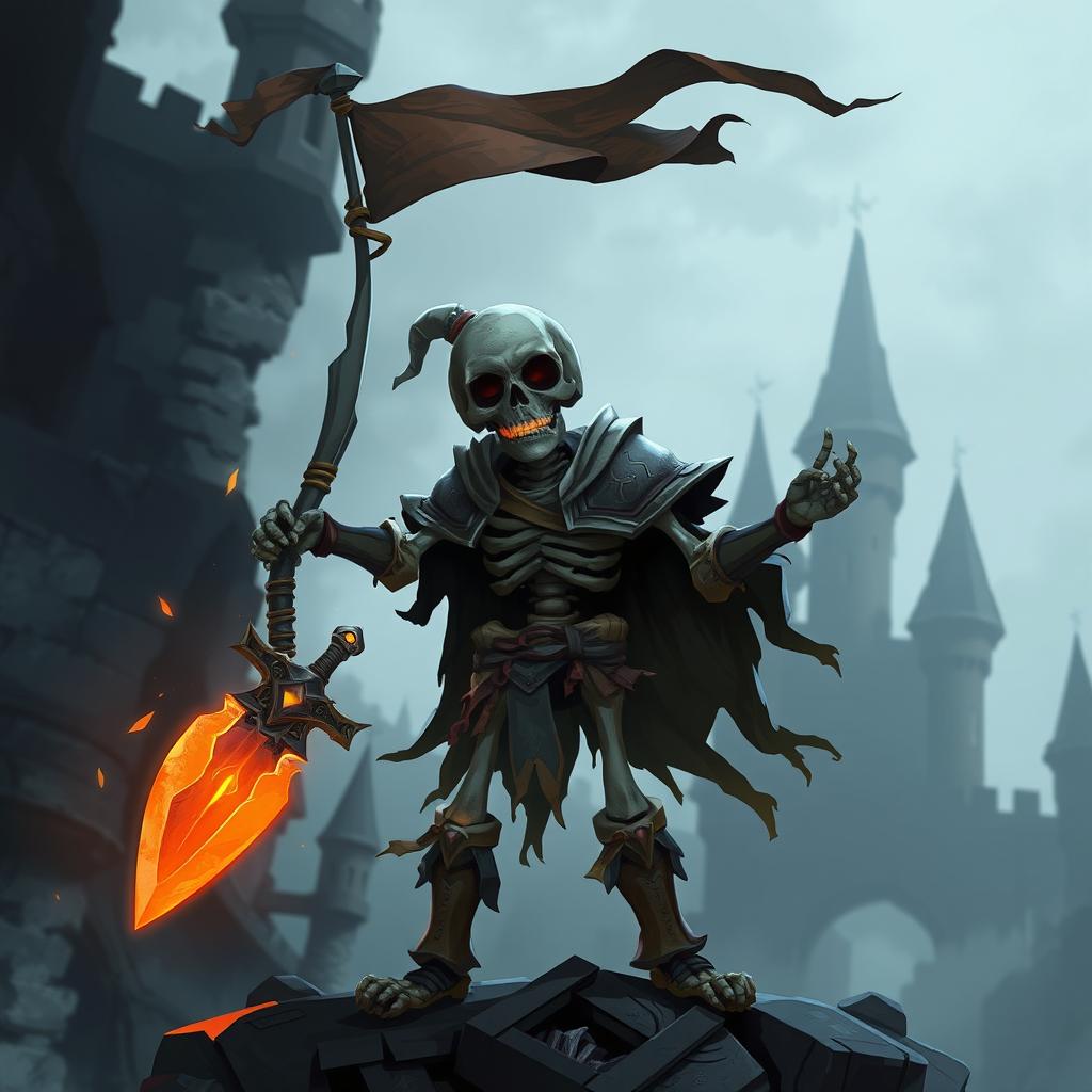Unleash Your Imagination: Skeletal Medieval Warrior