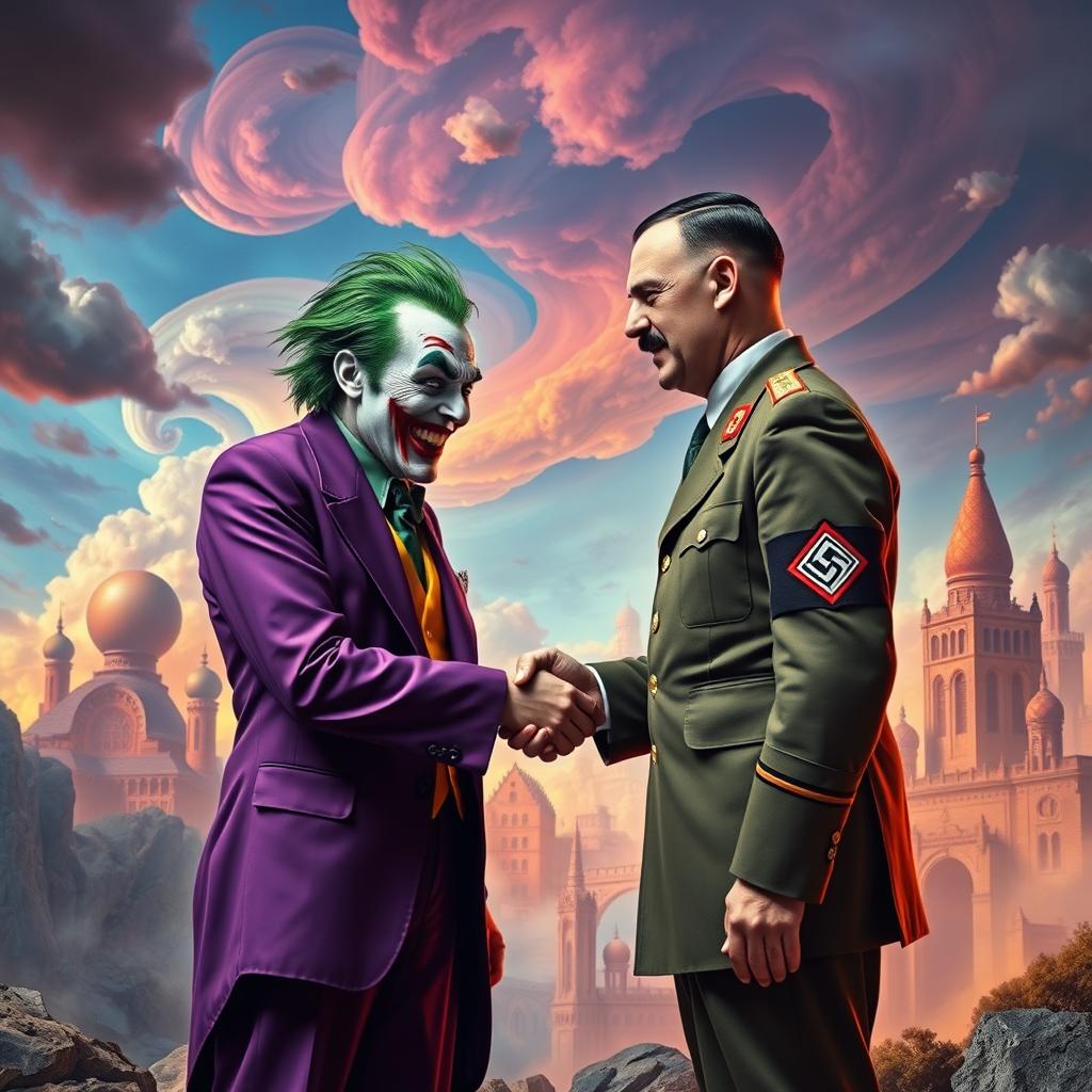 Surreal Encounter: Joker Meets Hitler
