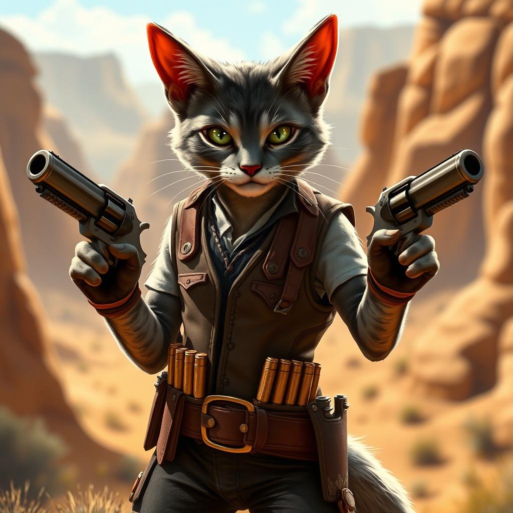 Meet the Tabaxi Gunslinger: Prowess and Elegance in One