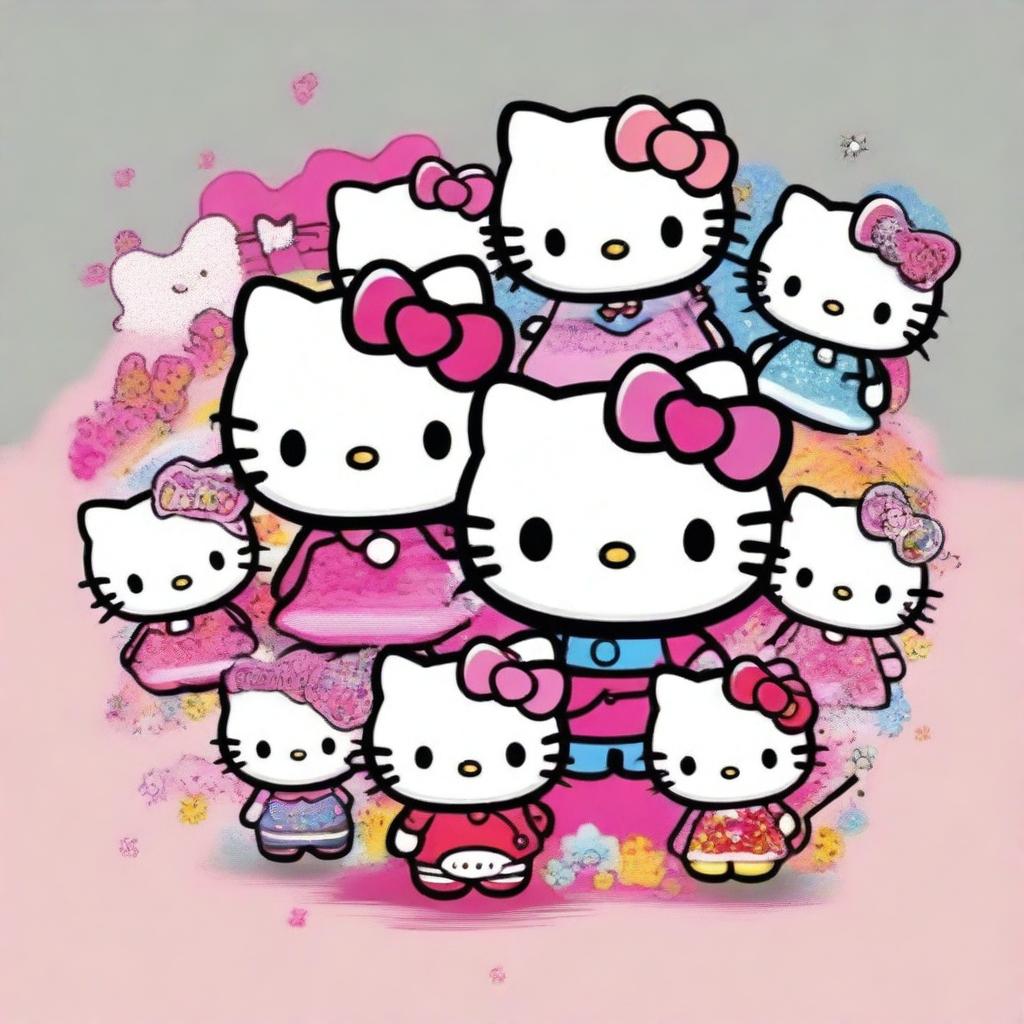Character Collection: Vibrant Hello Kitty Profile Photo