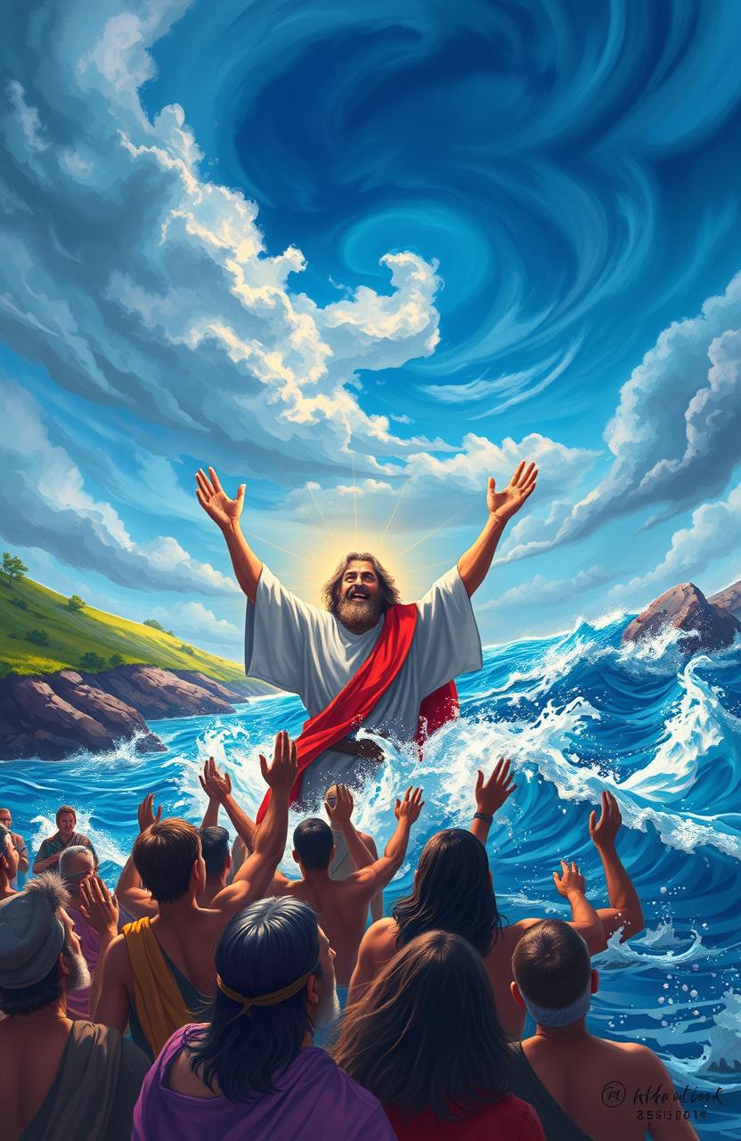 Moses Parting the Red Sea: A Miraculous Moment
