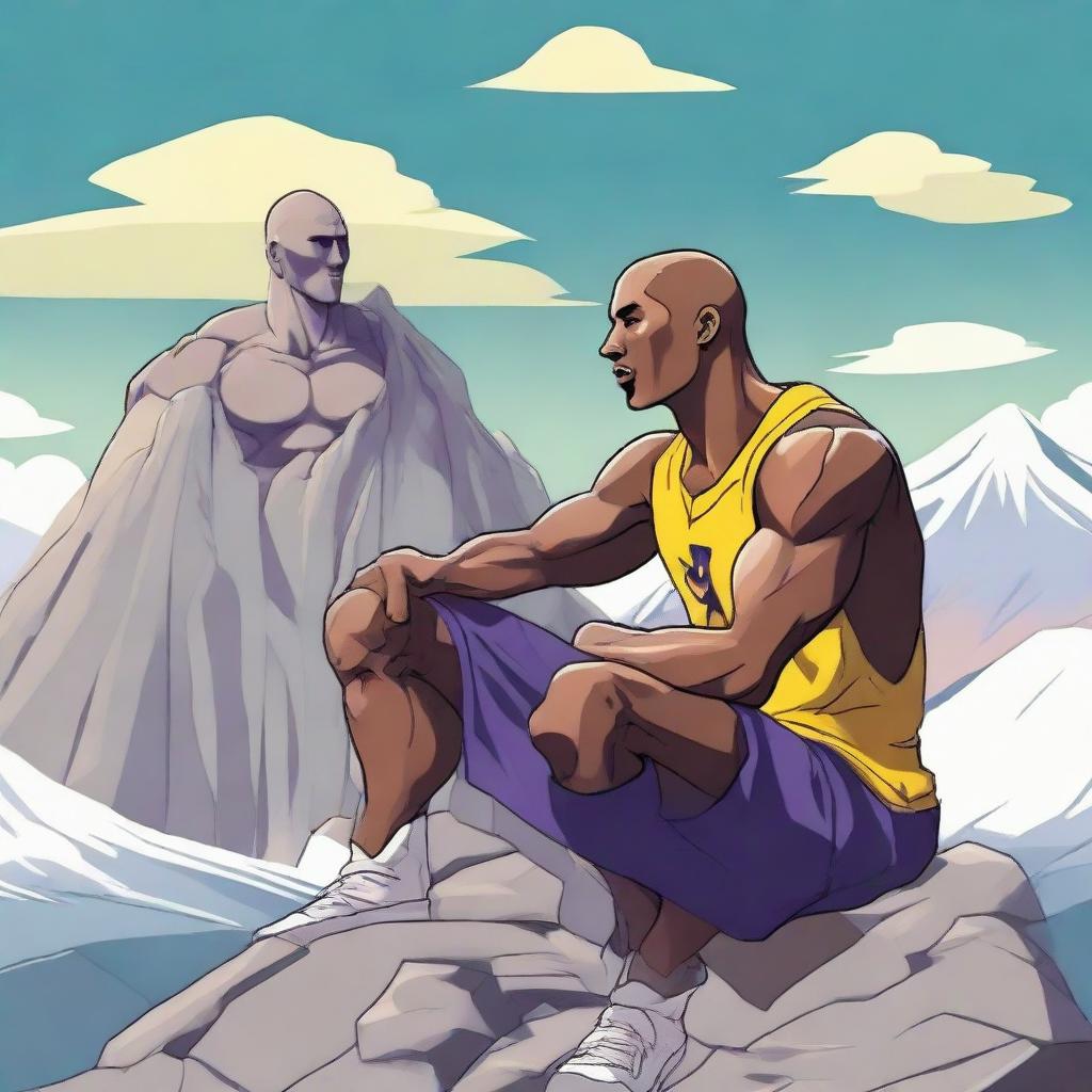 Anime Heroes: Kobe & Zyzz on Mount Olympus