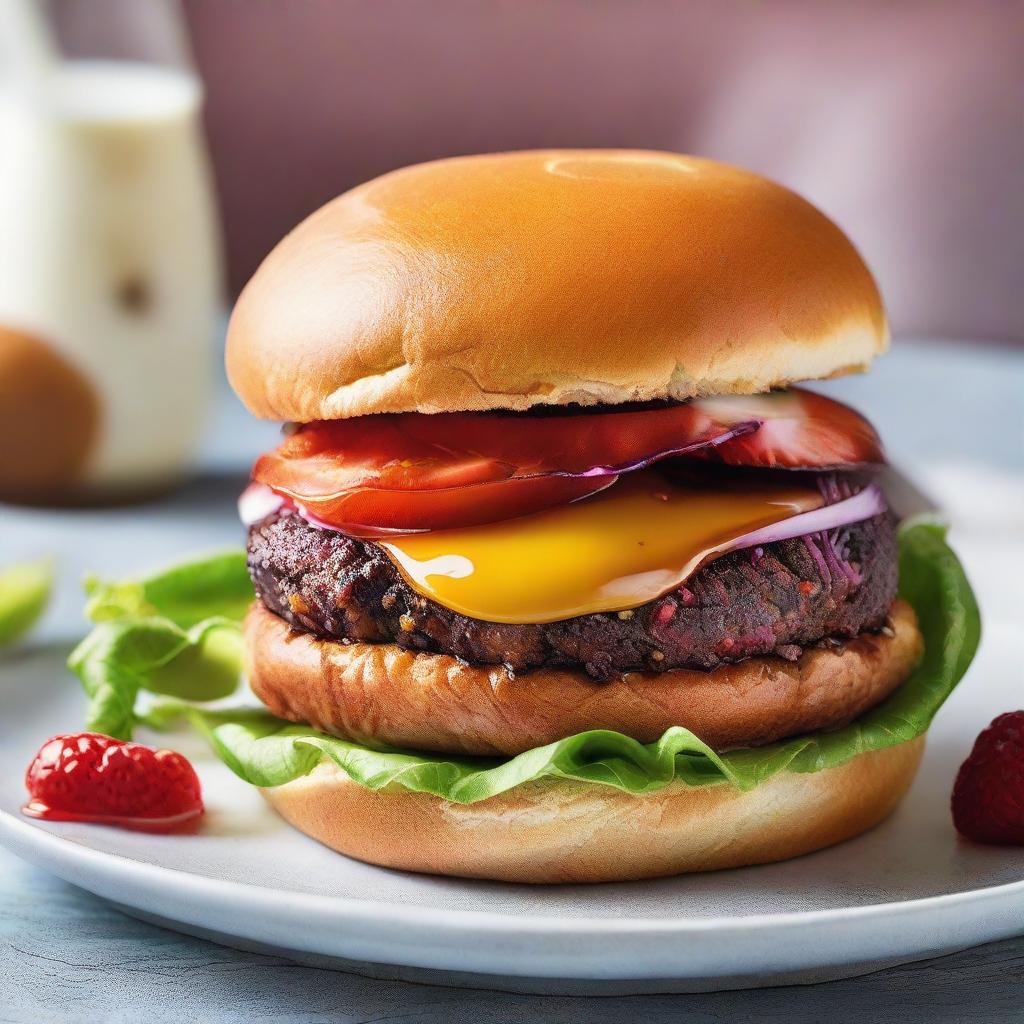 Sweet Surprise: Dessert Burger Delight
