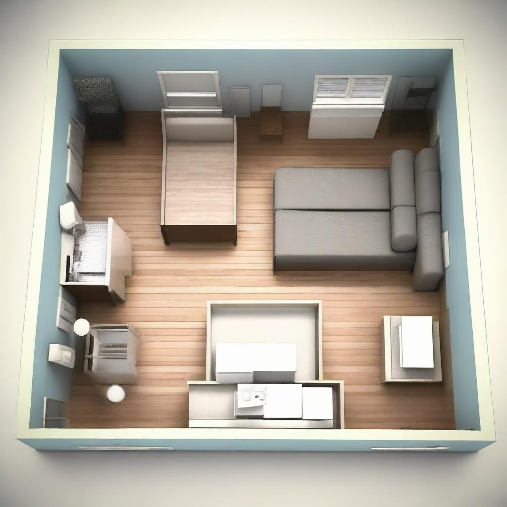 Cozy 10x10 Bedroom Office Combination