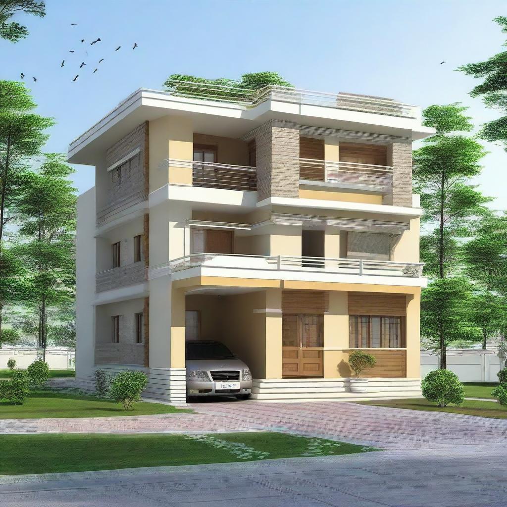 Elevate Your Living: Detailed 1250 Sq Ft House Plan