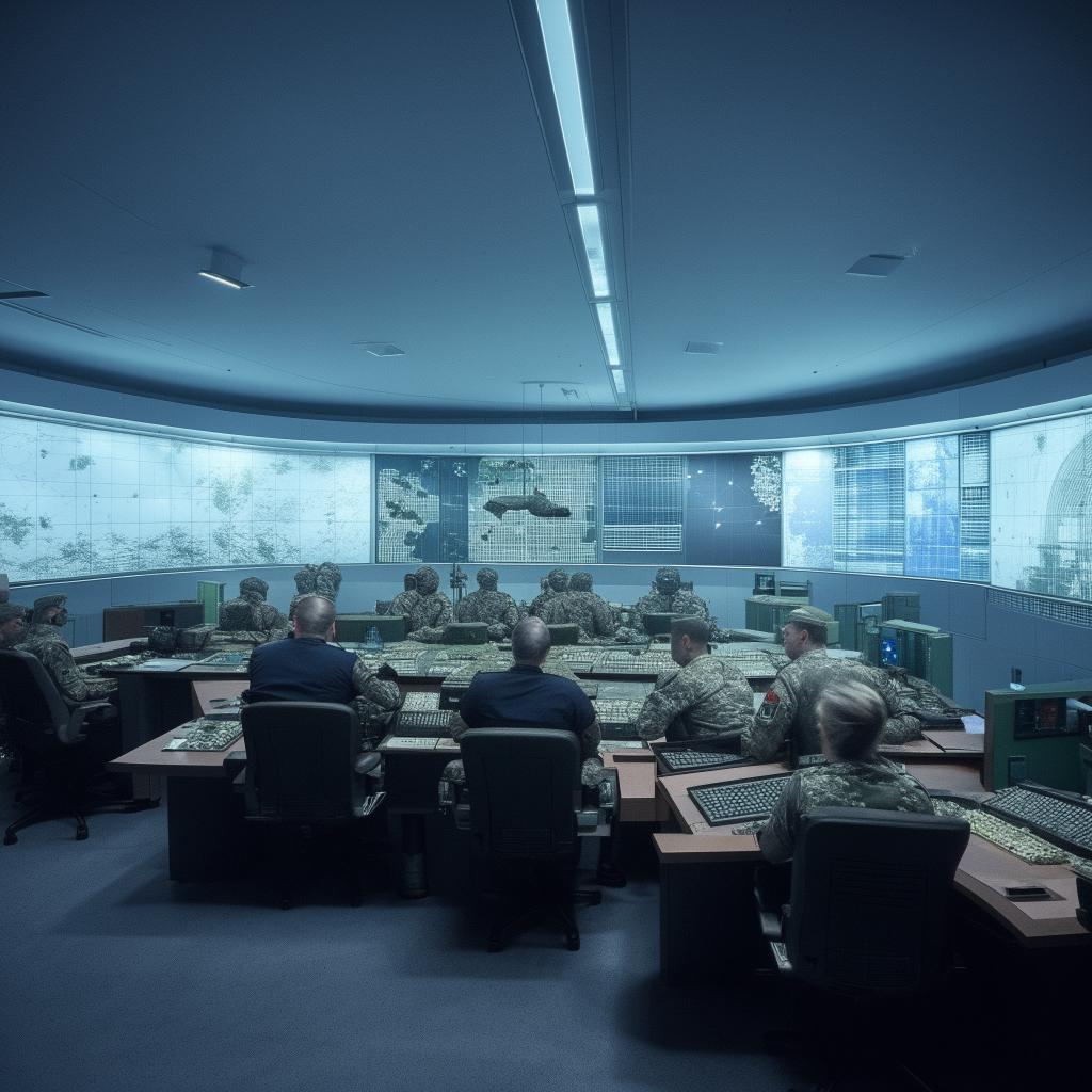 Dive into the Heart of Strategy: Military Control Room