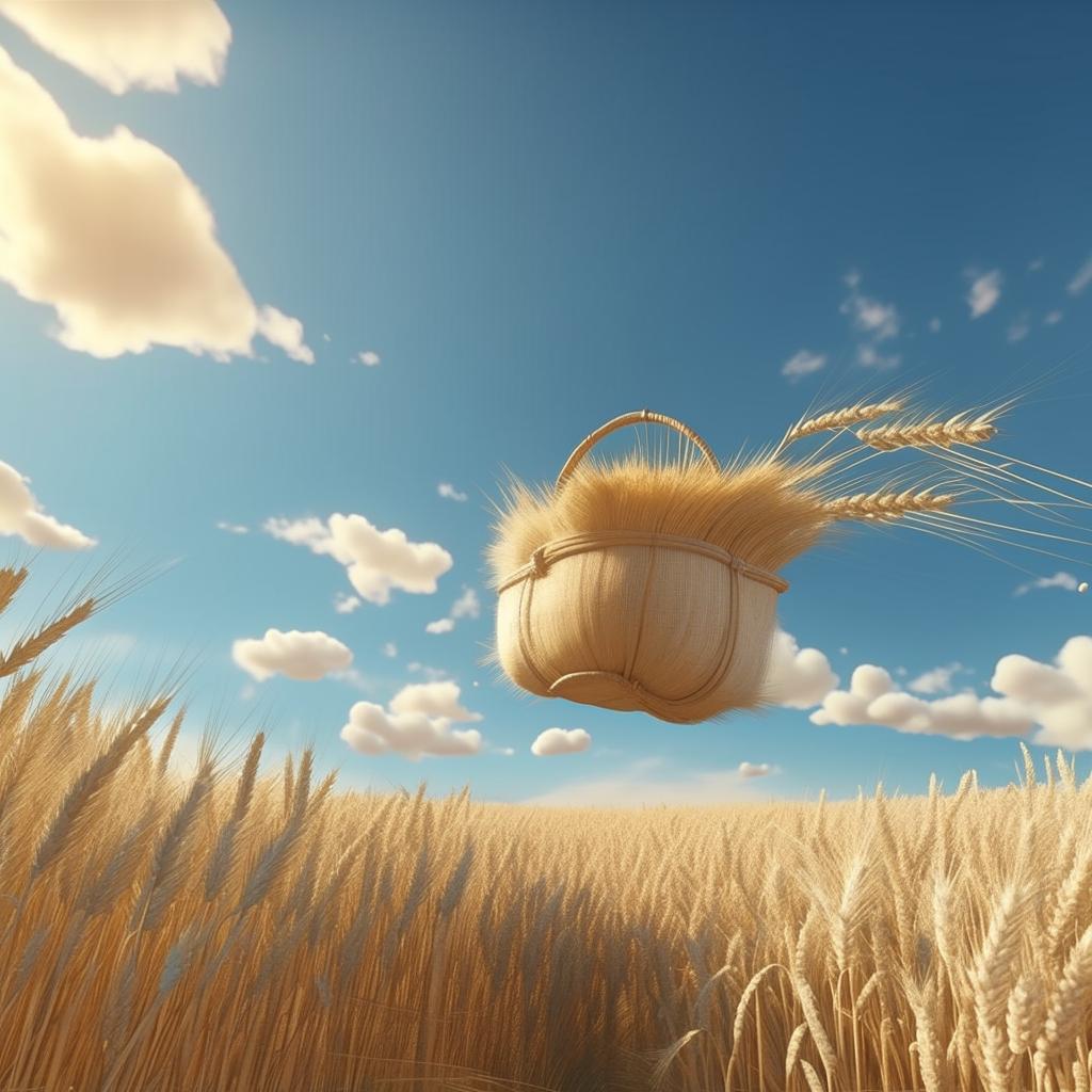 Dreamy Wheat Fields: A Miyazaki-Inspired Paradise